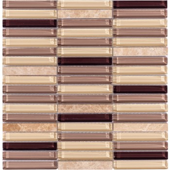 S-810 Мозаика из камня и стекла NS 305x305 мм