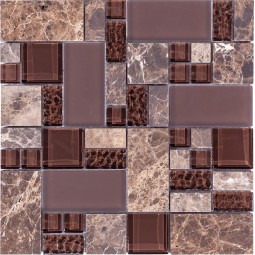 S-817 Мозаика из камня и стекла NS 298x298 мм