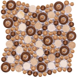 S-825 Мозаика из камня и стекла NS 280x280 мм