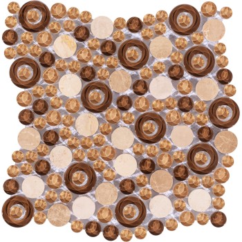 S-825 Мозаика из камня и стекла NS 280x280 мм