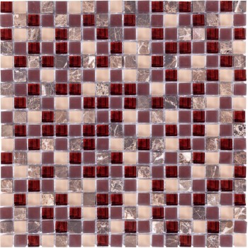 S-841 Мозаика из камня и стекла NS 305x305 мм