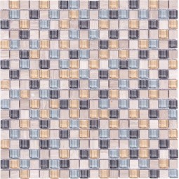 S-851 Мозаика из камня и стекла NS 305x305 мм