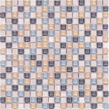 S-851 Мозаика из камня и стекла NS 305x305 мм
