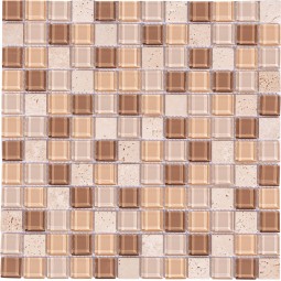S-852 Мозаика из камня и стекла NS 298x298 мм