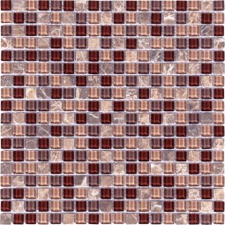 S-855 Мозаика из камня и стекла NS 305x305 мм