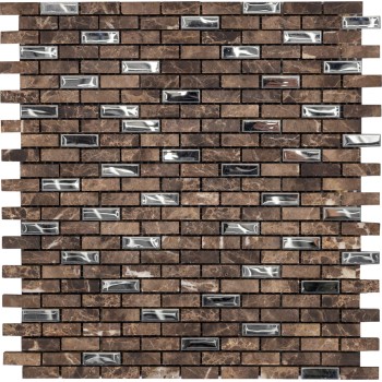 E275 Мраморная мозаика Polimino 300x300 мм