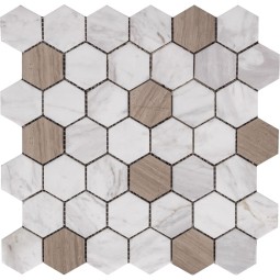 GR01 Мраморная мозаика Polimino 300x300 мм GR01 Мраморная мозаика Polimino 300x300 мм