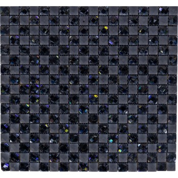 GY1515-13 Стеклянная мозаика со стразами Polimino 300x300 мм