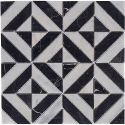 H160 Мраморная  мозаика Polimino 300x300 мм