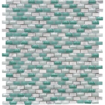 H75 Мозаика из камня и стекла Polimino 300x300 мм