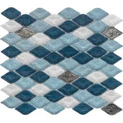 OLL06 Стеклянная мозаика Polimino 300x300 мм
