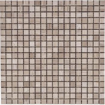 ST15-P4 Мраморная  мозаика Polimino 300x300 мм