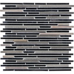 US08 Мозаика из камня и стекла Polimino 300x300 мм