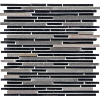US08 Мозаика из камня и стекла Polimino 300x300 мм