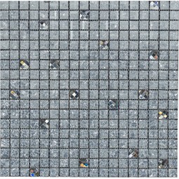 VN61 Стеклянная мозаика с элементами страз Polimino 298x305