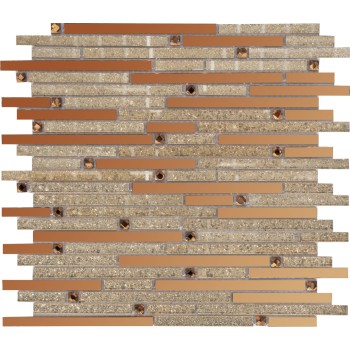 VN86 Зеркальная мозаика Polimino 300x349 мм