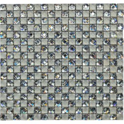 W1515-13 Стеклянная мозаика с элементами страз Polimino 298x305