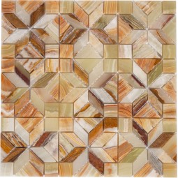YS25 Мозаика из оникса Polimino 300x300 мм
