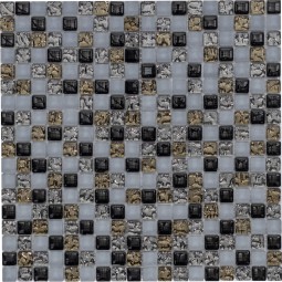 МС 1094 Стеклянная мозаика Росмозаика 300x300 мм