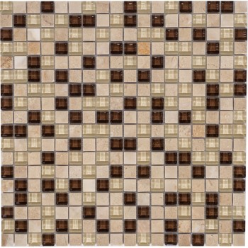 МКС 2027 Мозаика из камня и стекла  2027 Росмозаика 300x300 мм