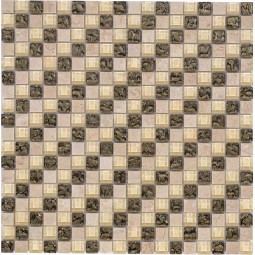 МКС 2028 Мозаика из камня и стекла Росмозаика 300x300 мм