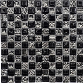 МС 2169 Стеклянная мозаика 2169 Росмозаика 300x300 мм МС 2169 Стеклянная мозаика 2169 Росмозаика 300x300 мм