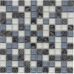 МС 2355 Стеклянная мозаика  2355 Росмозаика 300x300 мм