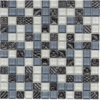 МС 2355 Стеклянная мозаика  2355 Росмозаика 300x300 мм