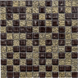 МС 799 Стеклянная мозаика  799 Росмозаика 300x300 мм