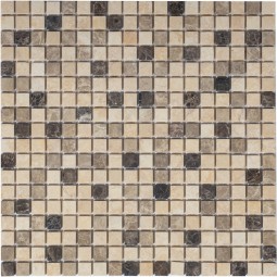 Pietra Mix 1 MAT 15x15x4 Мраморная мозаика  Pietrine Mix 1 MAT 15x15x4 Caramelle 305x305 мм