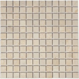 Botticino MAT 23x23x4 Мраморная мозаика  Pietrine Caramelle 298x298 мм