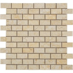 Botticino POL 23x48x7 Мраморная мозаика  Pietrine Caramelle 298x298 мм