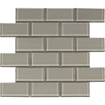 Mattoni Beige 50x100 Стеклянная мозаика  Mattoni Beige Caramelle 300x300 мм