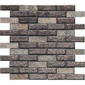 Corcovado 23x73х8 Мозаика из камня и стекла  Corcovado Caramelle 260x298 мм