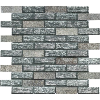 Dubai 23x73x8 Мозаика из камня и стекла Caramelle 298x298 мм