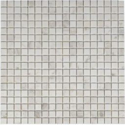 Dolomiti bianco POL 15x15x4 Мраморная мозаика  Pietrine Dolomiti POL 15x15x4 Caramelle 305x305 мм
