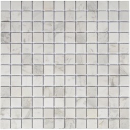 Dolomiti bianco MAT 23x23x4 Мраморная мозаика Caramelle 298x298 мм
