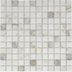 Dolomiti bianco POL 23x23x4 Мраморная мозаика  Pietrine Dolomiti POL 23x23x4 Caramelle 298x298 мм
