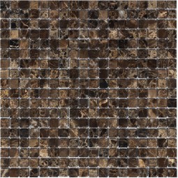 Emperador Dark POL 15x15x4 Мраморная мозаика  Pietrine Emperador dark POL 15x15x4 Caramelle 305x305 мм