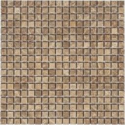 Emperador Light MAT 15x15x4 Мраморная мозаика Caramelle 305x305 мм