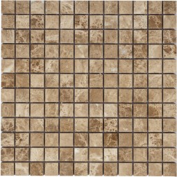 Emperador Light POL 23x23x7 Мраморная мозаика  Pietrine Caramelle 298x298 мм