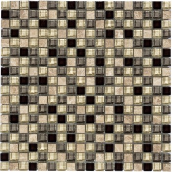 Island 15x15x8 Мозаика из камня и стекла  Island 8mm Caramelle 305x305 мм