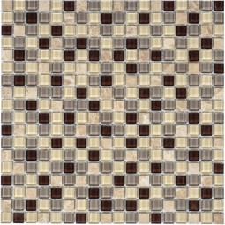 Island 15x15x4 Мозаика из камня и стекла  Island 4mm Caramelle 305x305 мм