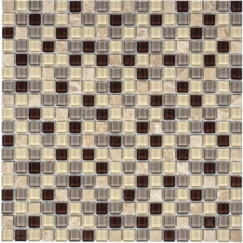 Island 15x15x4 Мозаика из камня и стекла  Island 4mm Caramelle 305x305 мм