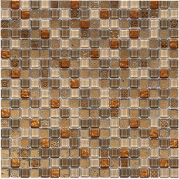 Cozumel 15x15x4 Мозаика из камня и стекла  Cozumel 4mm Caramelle 305x305 мм