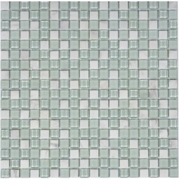 Mont Blanc 15x15x4 Мозаика из камня и стекла  Mont Blanc Caramelle 305x305 мм