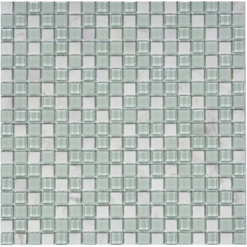 Mont Blanc 15x15x4 Мозаика из камня и стекла  Mont Blanc Caramelle 305x305 мм