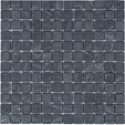 Nero Oriente MAT 23x23x4 Мраморная мозаика Caramelle 298x298 мм