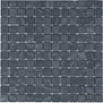 Nero Oriente MAT 23x23x4 Мраморная мозаика Caramelle 298x298 мм