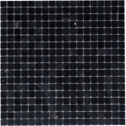 Nero Oriente POL 15x15x4 Мраморная мозаика  Pietrine Nero POL 15x15x4 Caramelle 305x305 мм